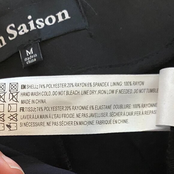 En Saison NEW Black Short SIZE M - Picture 9 of 9